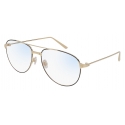 Cartier - Optical Glasses CT0039O - Gold Black - Cartier Eyewear