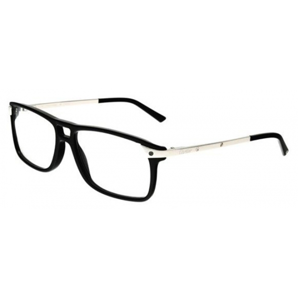 Cartier Optical Glasses CT0079O Black Silver Cartier Eyewear