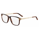 Cartier - Occhiali da Vista CT0075O - Havana Oro - Cartier Eyewear