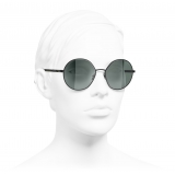 Chanel - Occhiali da Sole Rotondi - Nero - Chanel Eyewear
