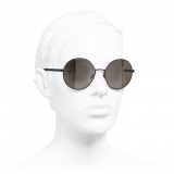 Chanel - Occhiali da Sole Rotondi - Tartaruga - Chanel Eyewear