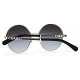 Chanel - Occhiali da Sole Rotondi - Oro - Chanel Eyewear