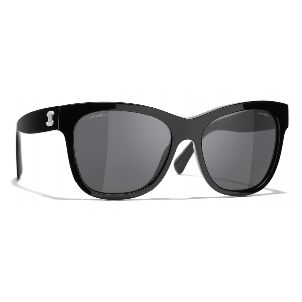 Chanel - Square Sunglasses - Black - Chanel Eyewear