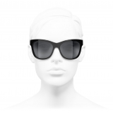 Chanel - Square Sunglasses - Black - Chanel Eyewear