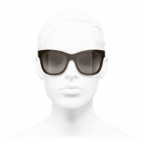 Chanel - Occhiali da Sole Quadrati - Marrone - Chanel Eyewear