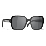 Chanel - Square Sunglasses - Black - Chanel Eyewear