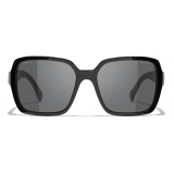 Chanel - Square Sunglasses - Black - Chanel Eyewear