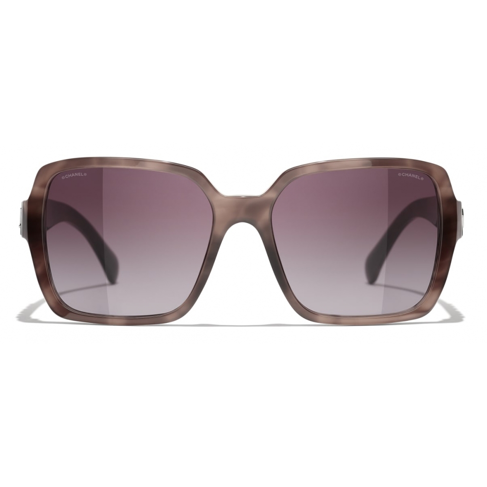 Chanel Square Sunglasses Tortoise Shell Acetate 140 Multiple colors Plastic  ref.1038107 - Joli Closet