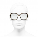 Chanel - Occhiali da Sole Quadrati - Tartaruga - Chanel Eyewear