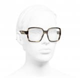 Chanel - Occhiali da Sole Quadrati - Tartaruga - Chanel Eyewear