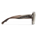 Chanel - Square Sunglasses - Beige Tortoise - Chanel Eyewear