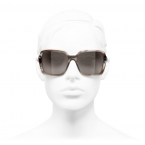 Chanel - Square Sunglasses - Beige Tortoise - Chanel Eyewear