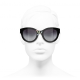 Chanel - Butterfly Sunglasses - Black - Chanel Eyewear