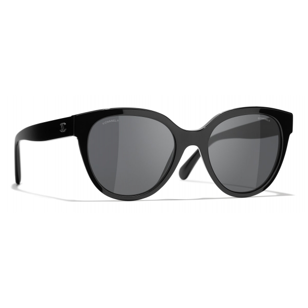 Chanel - Butterfly Sunglasses - Black - Chanel Eyewear