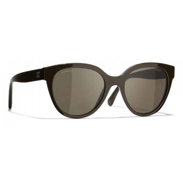 Chanel - Butterfly Sunglasses - Brown - Chanel Eyewear