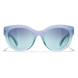 Chanel - Butterfly Sunglasses - Blue - Chanel Eyewear