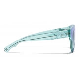 Chanel - Occhiali da Sole a Farfalla - Blu - Chanel Eyewear