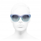 Chanel - Butterfly Sunglasses - Blue - Chanel Eyewear