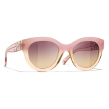 Chanel - Occhiali da Sole a Farfalla - Corallo - Chanel Eyewear