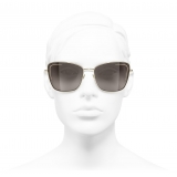 Chanel - Cat-Eye Sunglasses - Gold - Chanel Eyewear