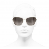 Chanel - Occhiali da Sole Cat-Eye - Oro - Chanel Eyewear