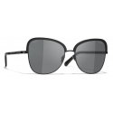 Chanel - Square Sunglasses - Black - Chanel Eyewear