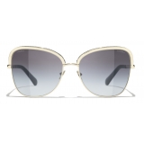 Chanel - Square Sunglasses - Gold - Chanel Eyewear