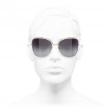 Chanel - Occhiali da Sole Quadrati - Oro - Chanel Eyewear