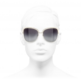 Chanel - Square Sunglasses - Gold - Chanel Eyewear