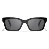 Chanel - Square Sunglasses - Black - Chanel Eyewear