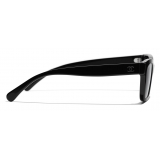 Chanel - Occhiali da Sole Quadrati - Nero - Chanel Eyewear