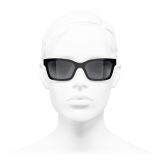 Chanel - Occhiali da Sole Quadrati - Nero - Chanel Eyewear