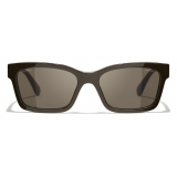 Chanel - Square Sunglasses - Brown - Chanel Eyewear