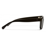 Chanel - Occhiali da Sole Quadrati - Marrone - Chanel Eyewear