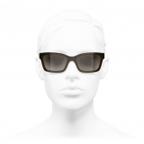 Chanel - Occhiali da Sole Quadrati - Marrone - Chanel Eyewear