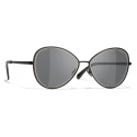 Chanel - Butterfly Sunglasses - Black - Chanel Eyewear