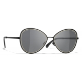 Chanel - Butterfly Sunglasses - Black - Chanel Eyewear