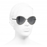 Chanel - Butterfly Sunglasses - Black - Chanel Eyewear