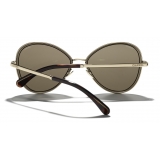 Chanel - Butterfly Sunglasses - Gold - Chanel Eyewear