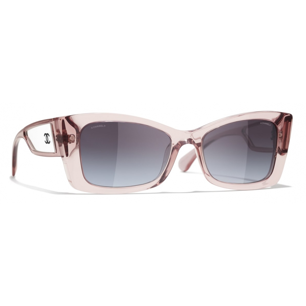 chanel square frame sunglasses