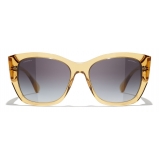 Chanel - Butterfly Sunglasses - Yellow - Chanel Eyewear