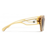 Chanel - Butterfly Sunglasses - Yellow - Chanel Eyewear