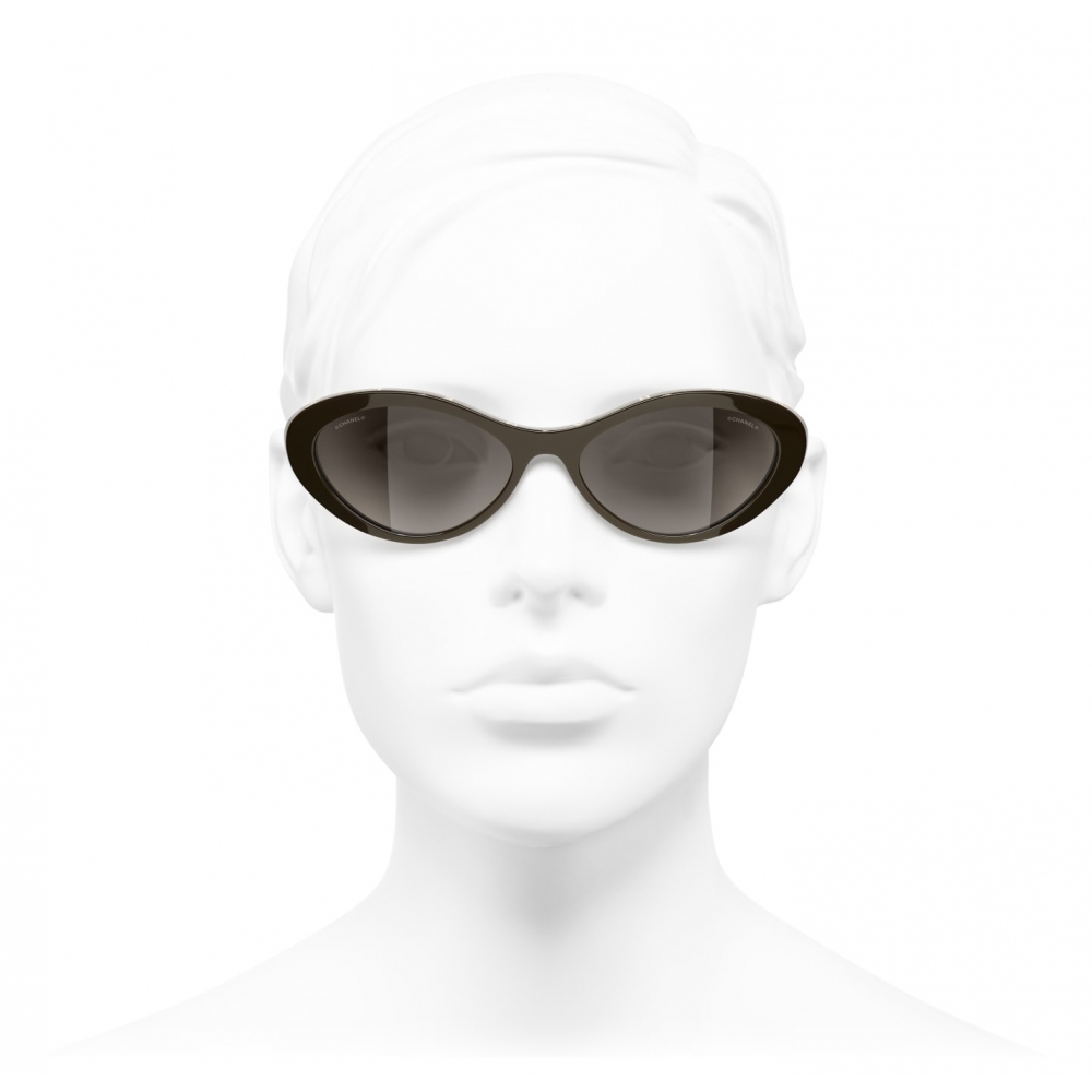 chanel sunglasses with white on top