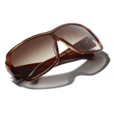 Chanel - Shield Sunglasses - Tortoise - Chanel Eyewear