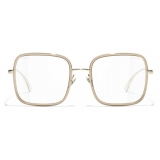 Chanel - Square Sunglasses - Light Gold - Chanel Eyewear