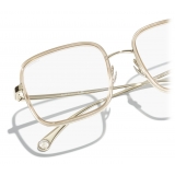 Chanel - Square Sunglasses - Light Gold - Chanel Eyewear