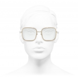 Chanel - Square Sunglasses - Light Gold - Chanel Eyewear