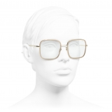 Chanel - Square Sunglasses - Light Gold - Chanel Eyewear