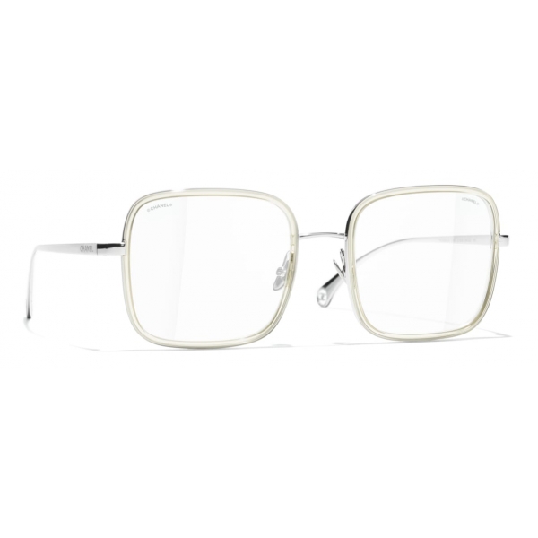 chanel square frame glasses