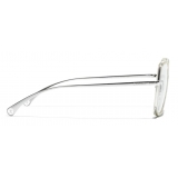 Chanel - Square Sunglasses - Silver - Chanel Eyewear